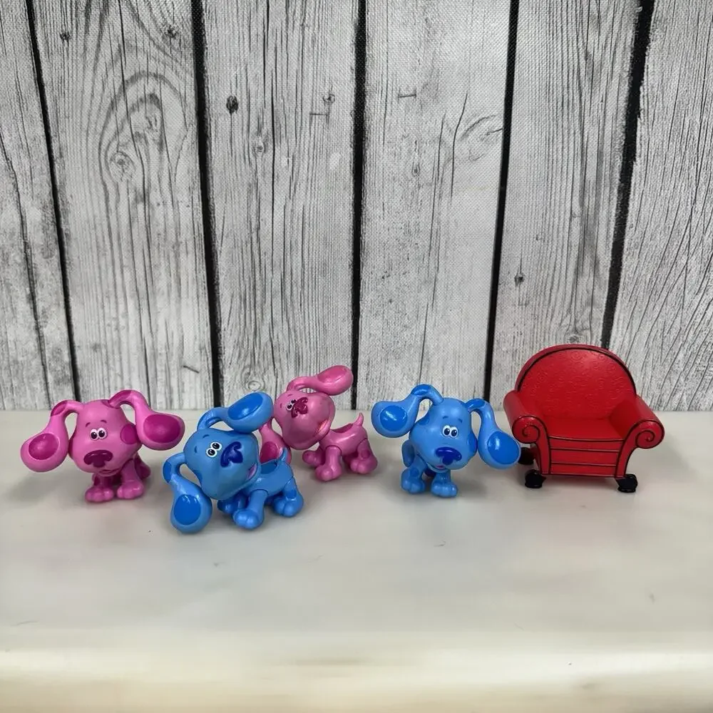 Blue Magenta & Thinking Chair Figures Blues Clues 2019 Viacom Just Play Set Of 5